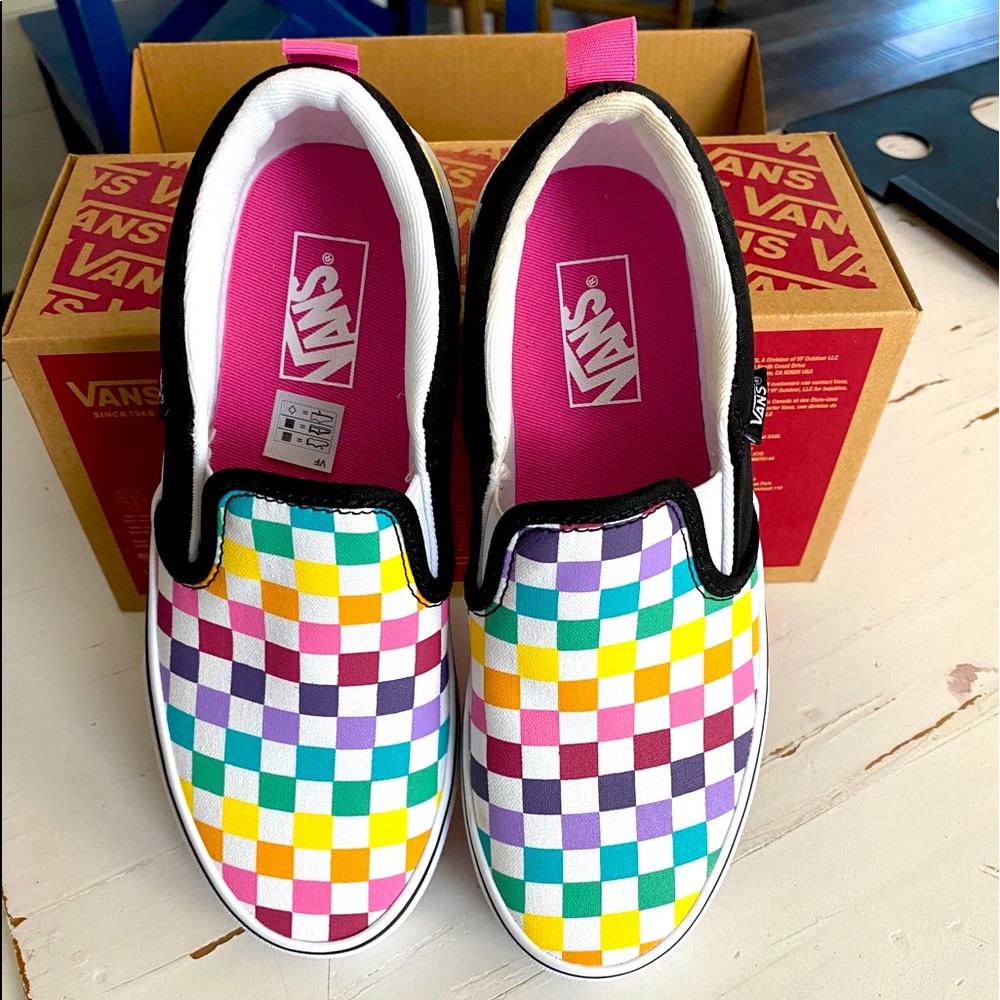 Slip on Vans girls size 3